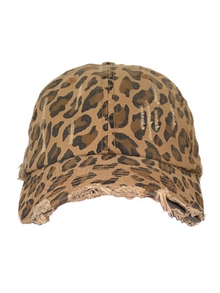 Cheetah cap without an embroidery - Capkov.com washed cap-Hat-Capkov