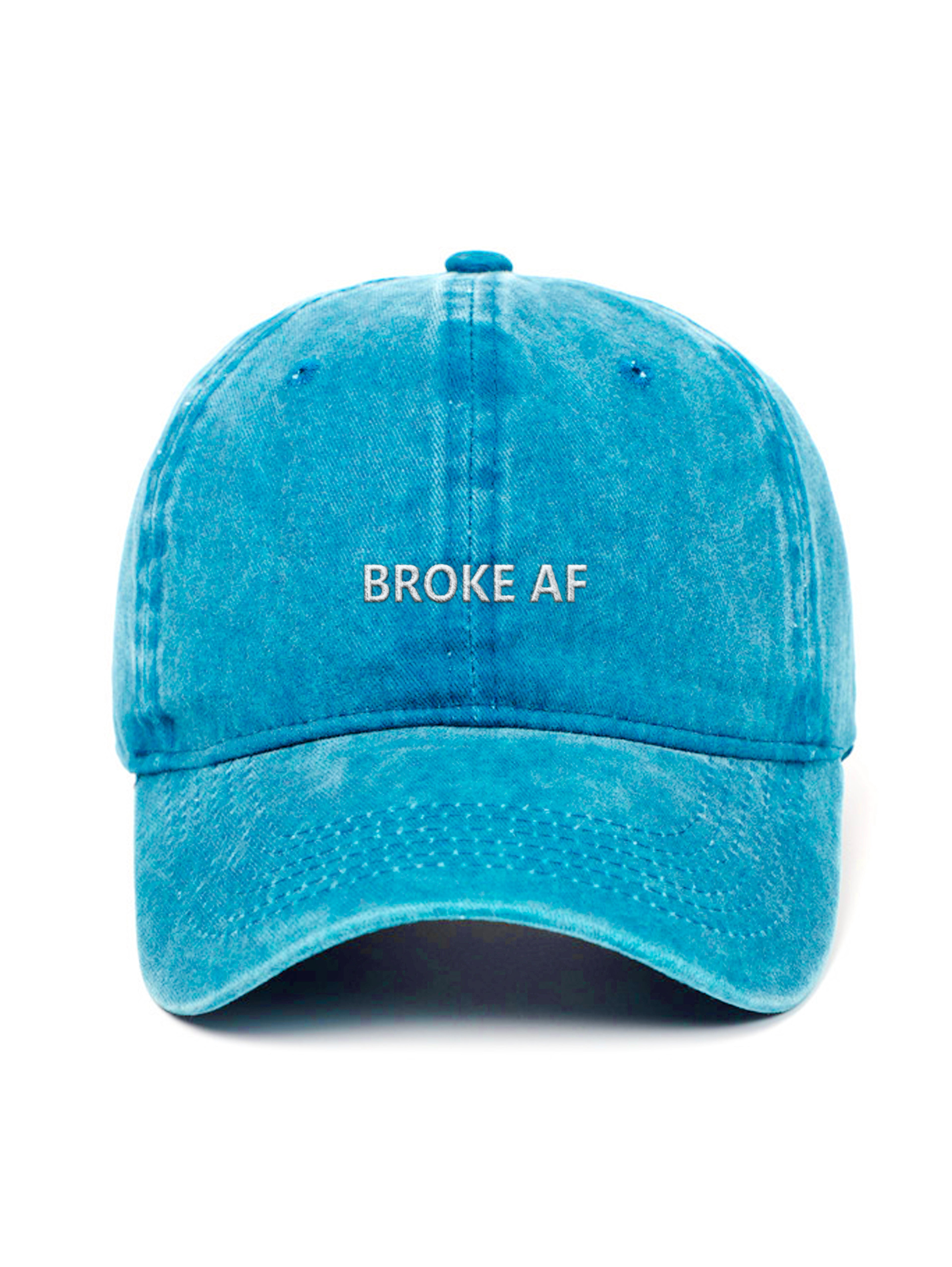 BROKE AF - Capkov.com washed cap – washed 4
