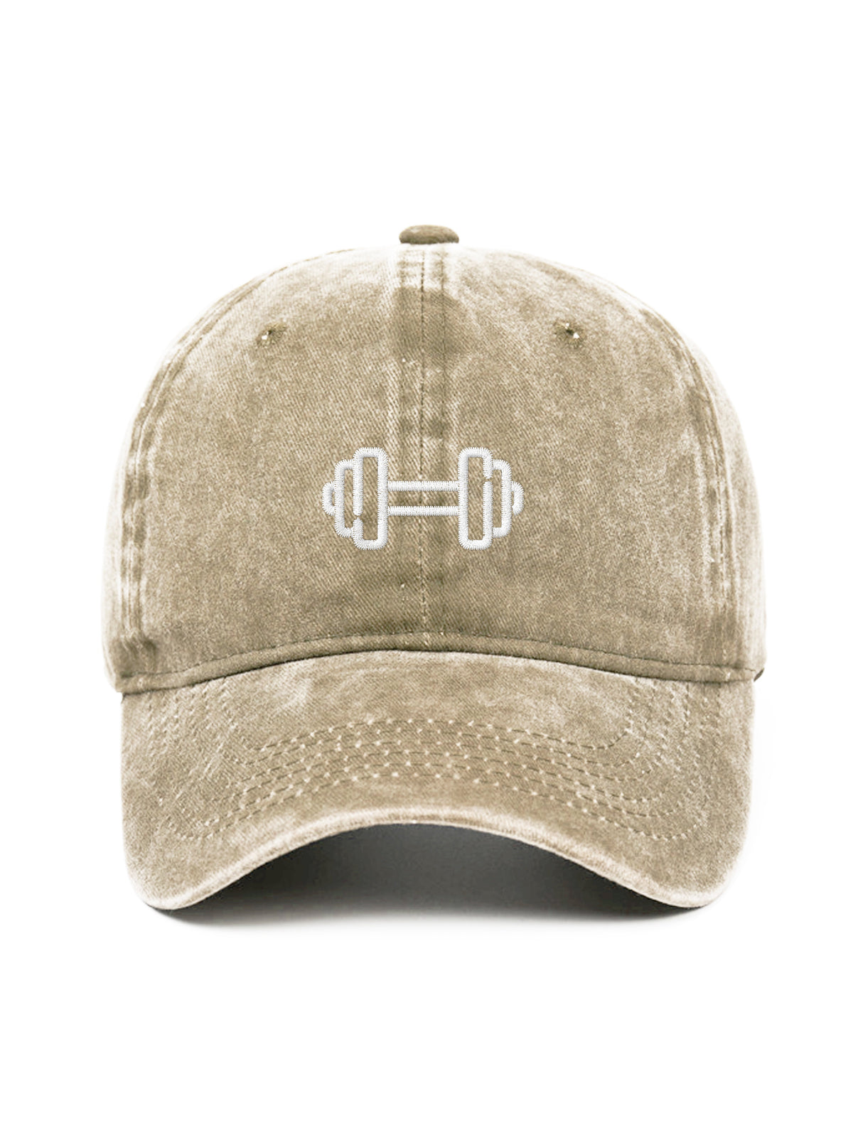 DUMBBELL – washed cap, Washed Beige – photo 6 of 9