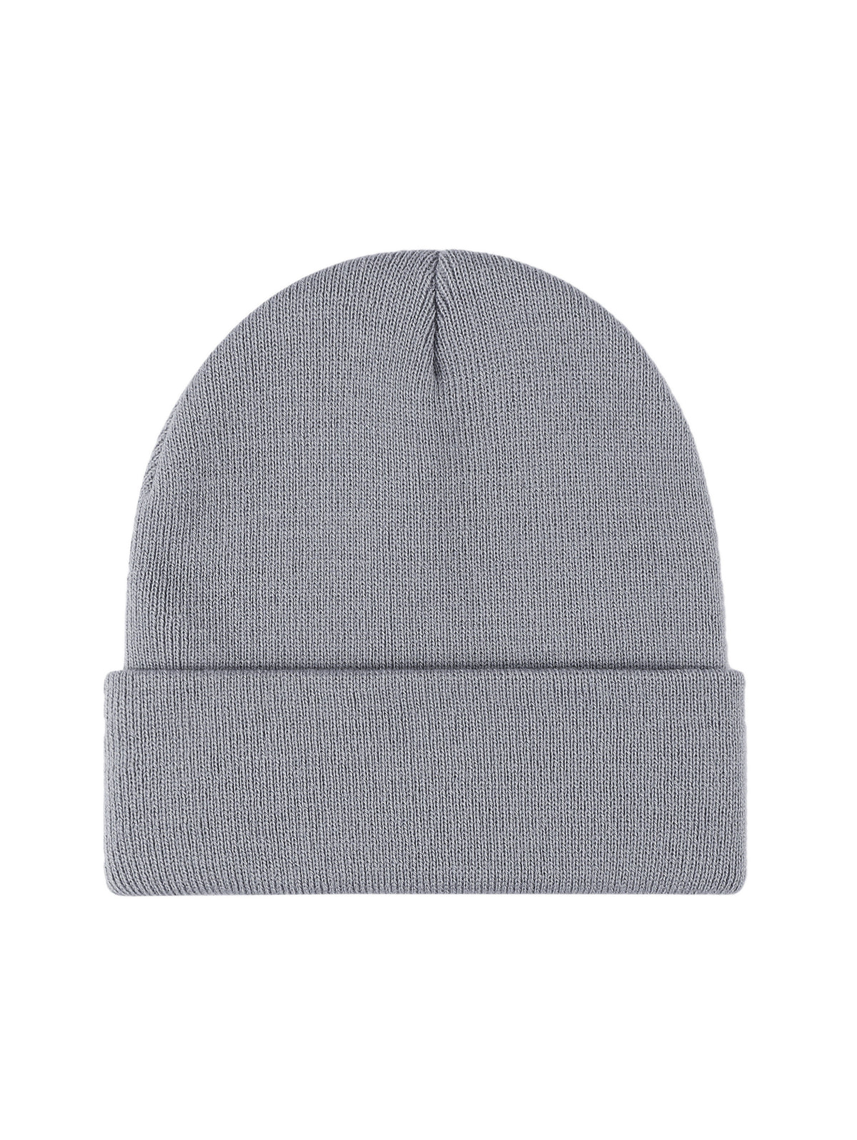 Basic Without Embroidery – Winter Beanie, Gray