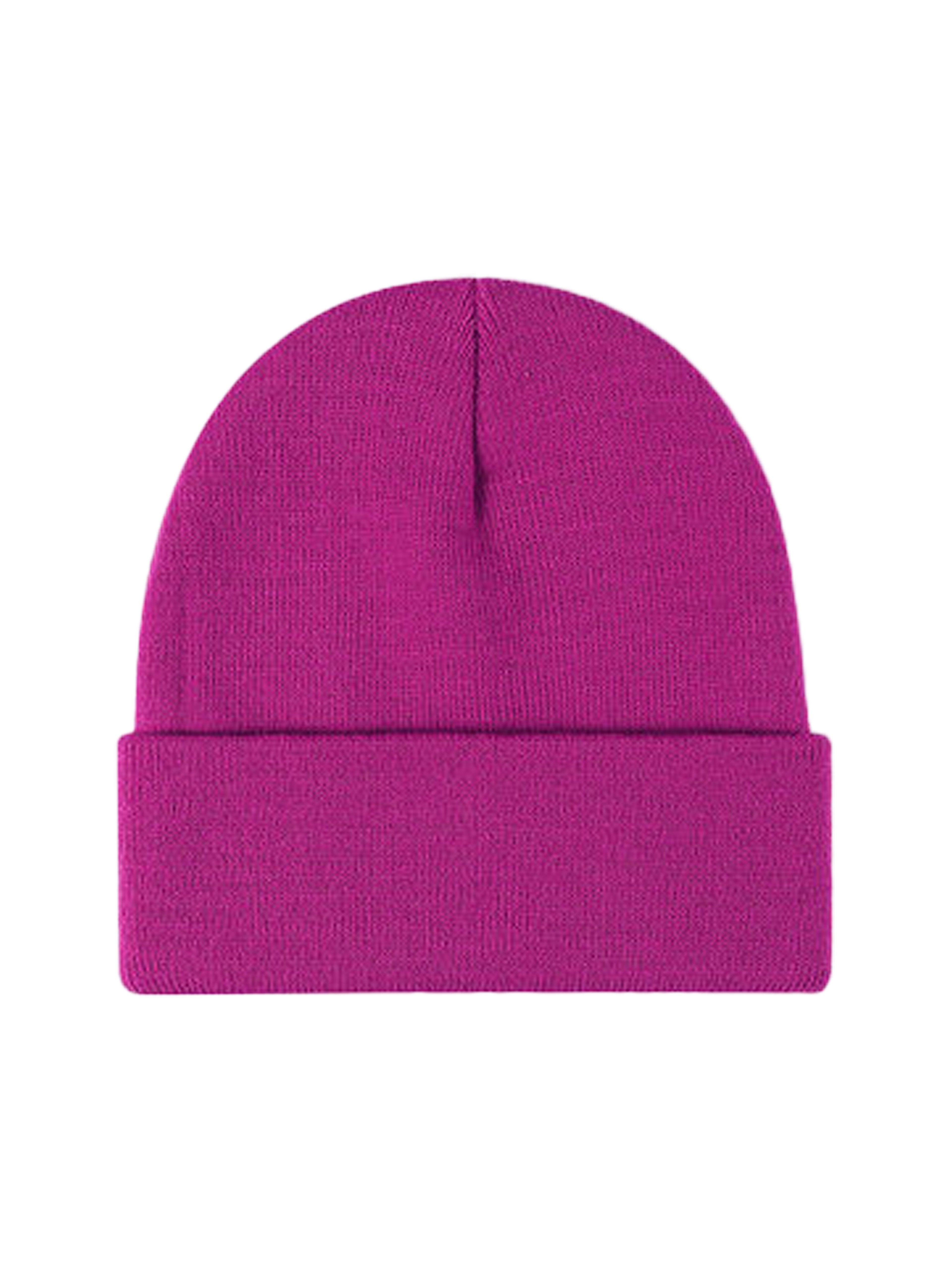 Basic Without Embroidery – Winter Beanie, Fuchsia – photo 14 of 19