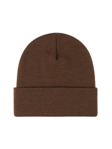 Basic Without Embroidery – Winter Beanie, Brown