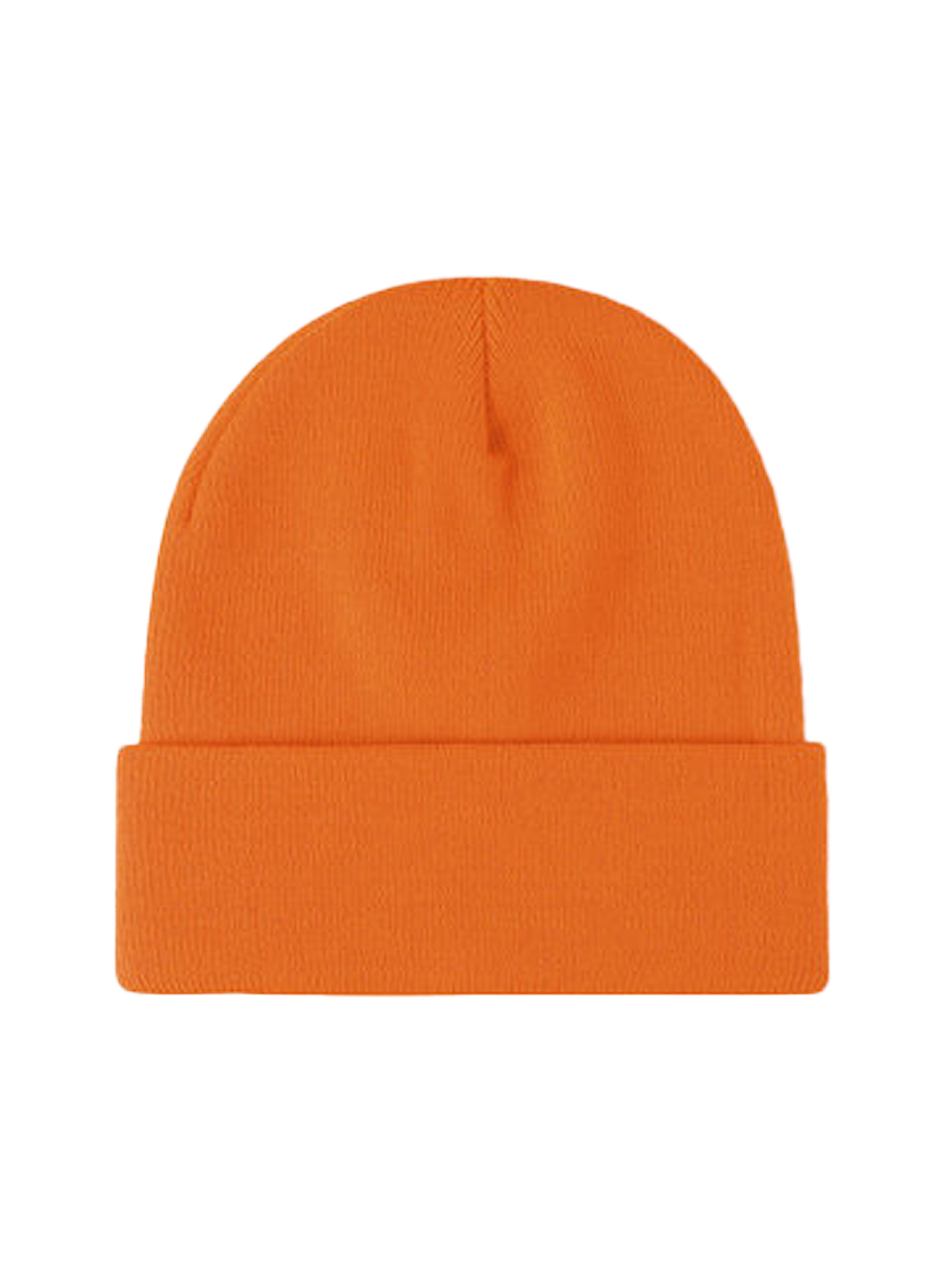 Basic Without Embroidery – Winter Beanie, Orange – photo 13 of 19