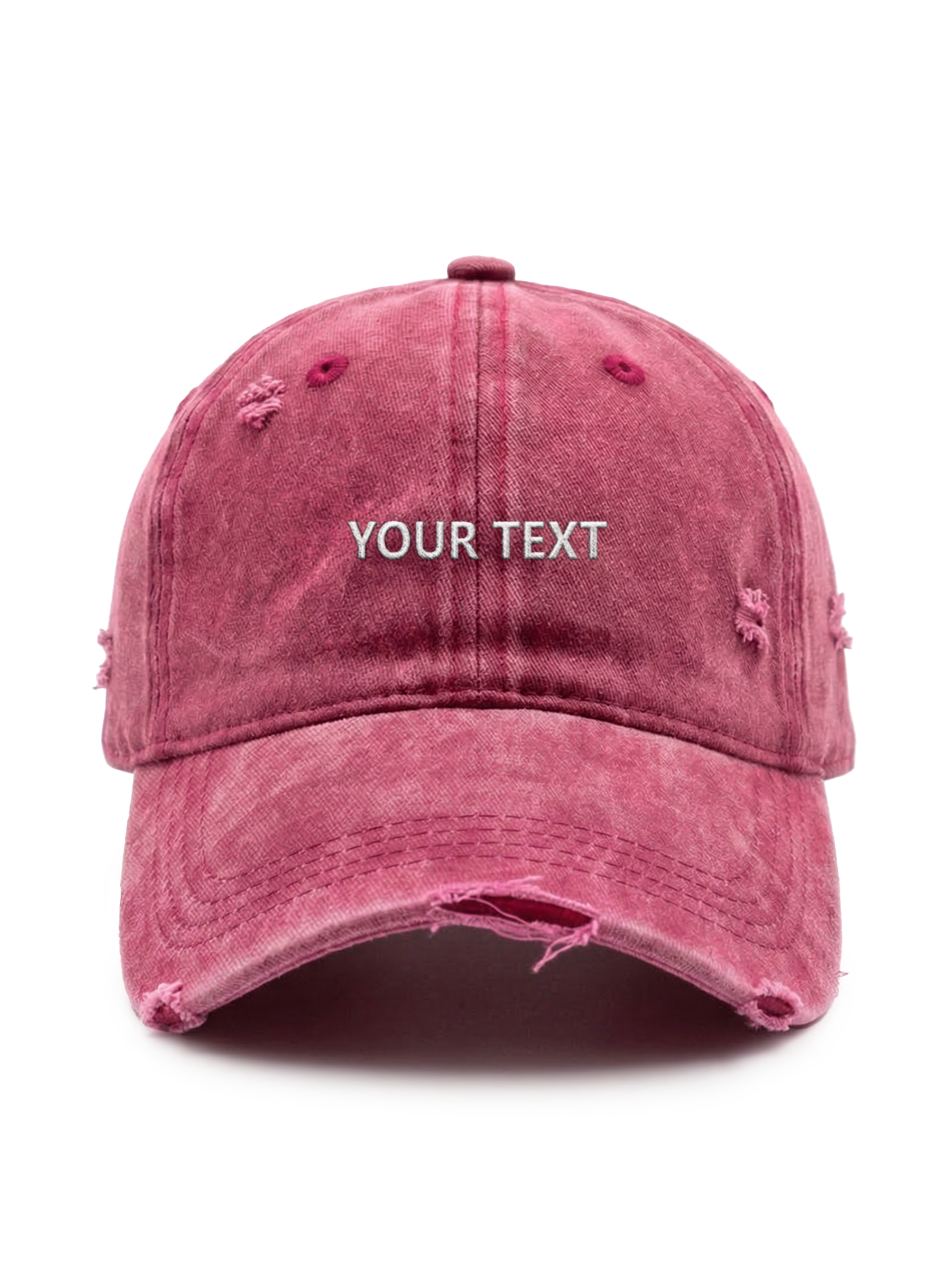 ✂️ Your own design TEXT - Capkov.com distressed cap