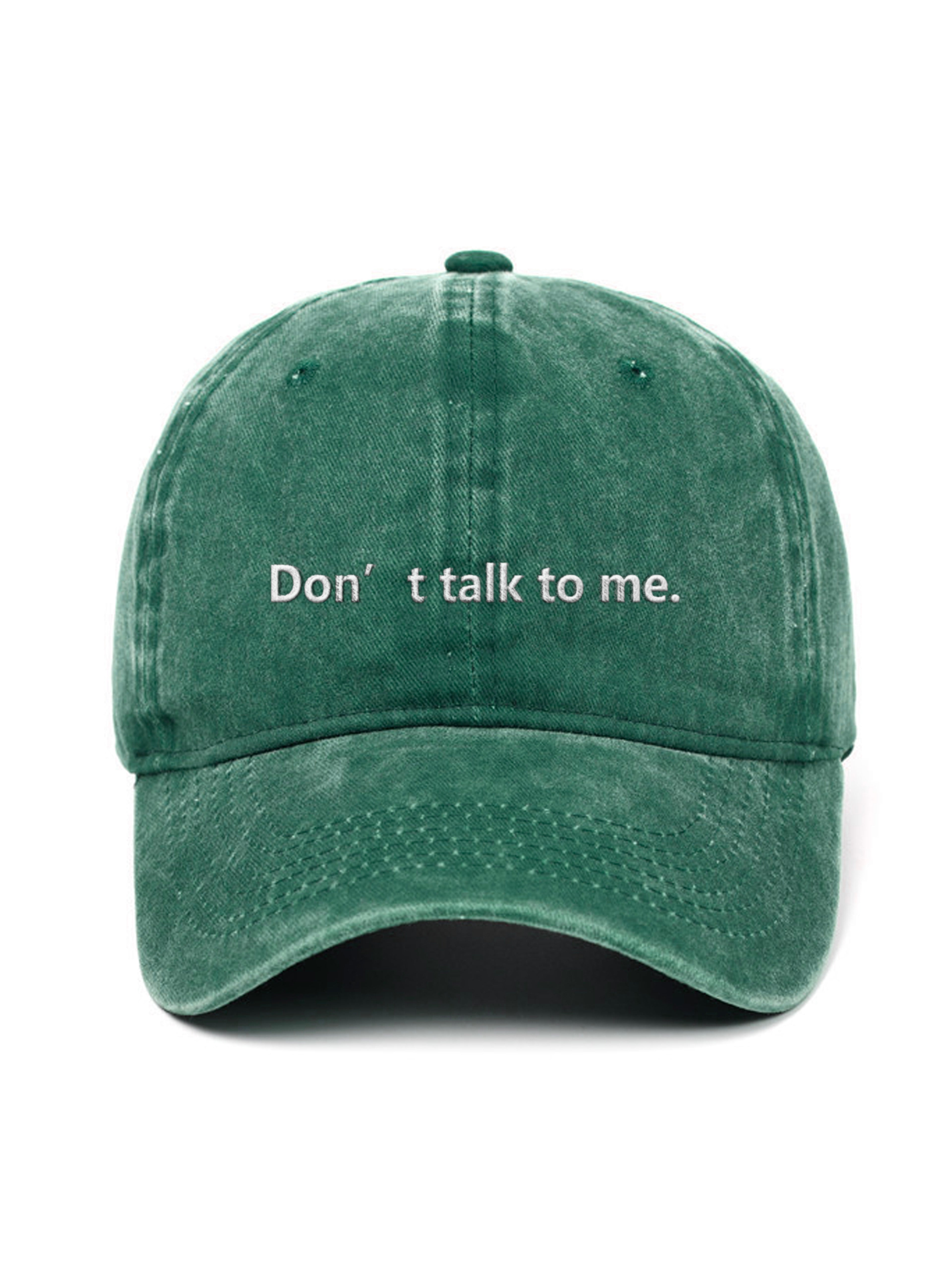 Don't talk to me. - Capkov.com washed cap – washed 10