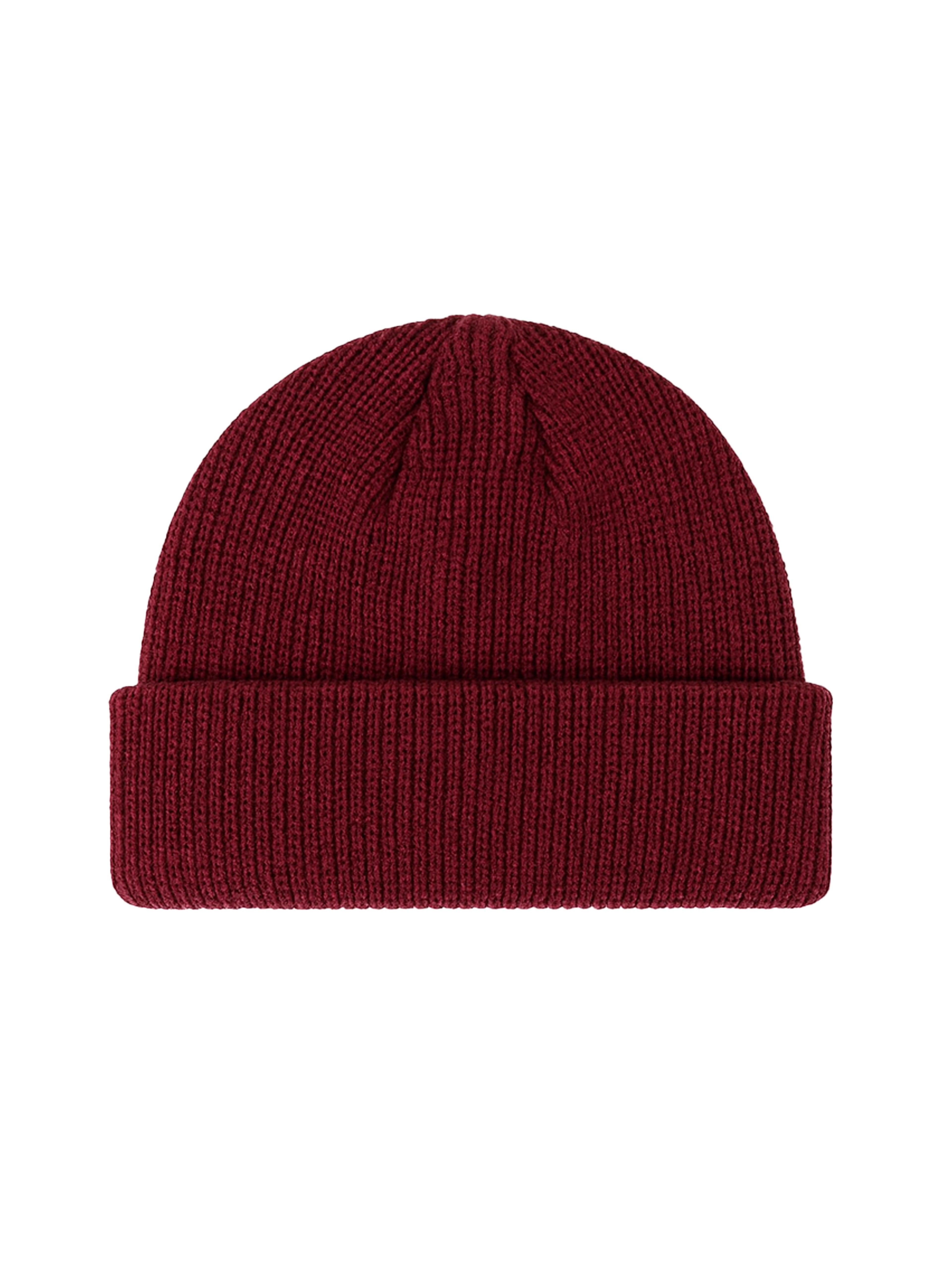 Fisherman Without Embroidery – Winter Beanie, Wine – photo 13 of 13