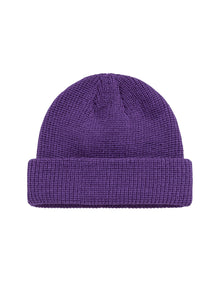 Fisherman Without Embroidery – Winter Beanie, Purple