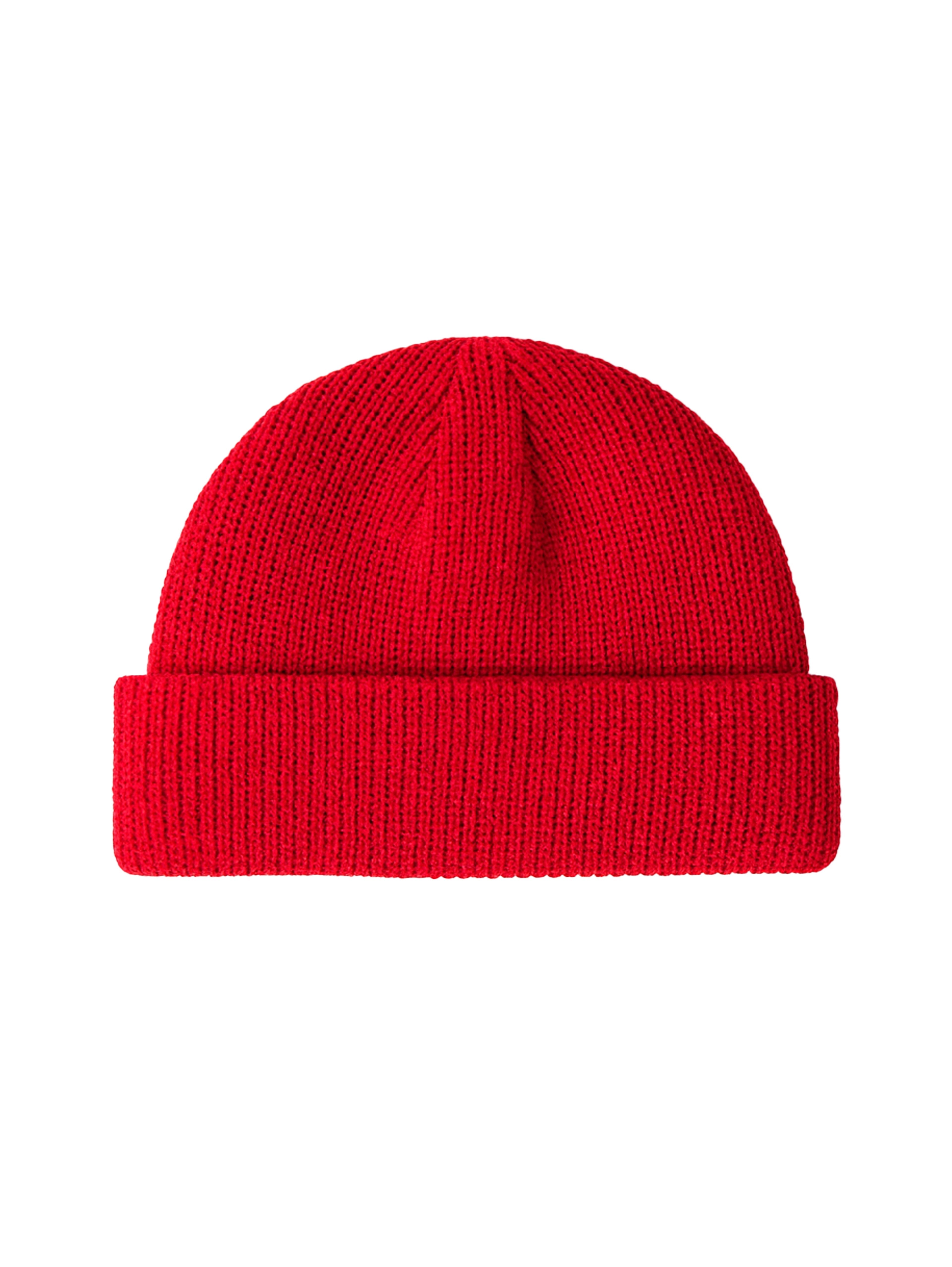 Fisherman Without Embroidery – Winter Beanie, Red – photo 10 of 13