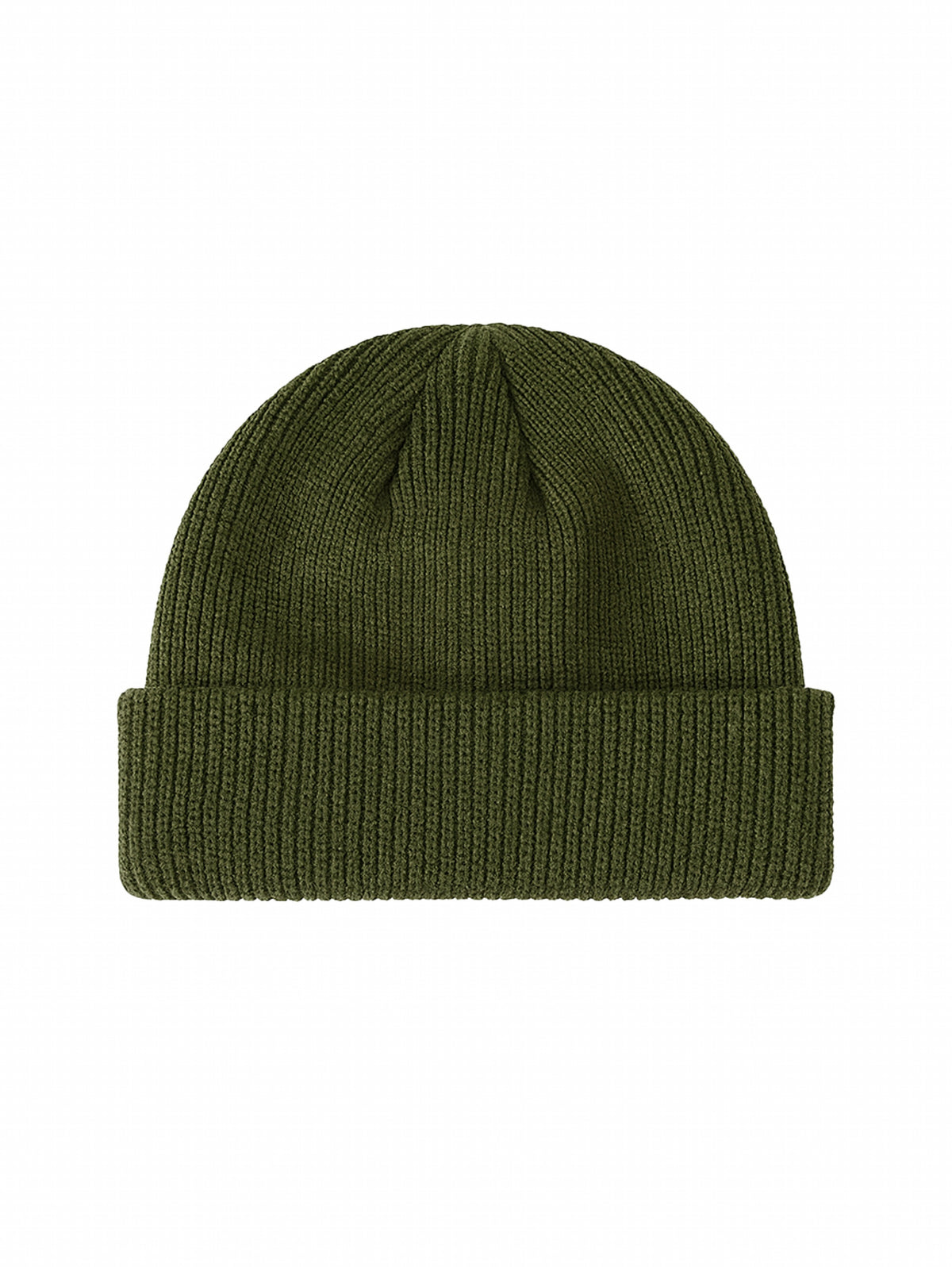 Fisherman Without Embroidery – Winter Beanie, Olive