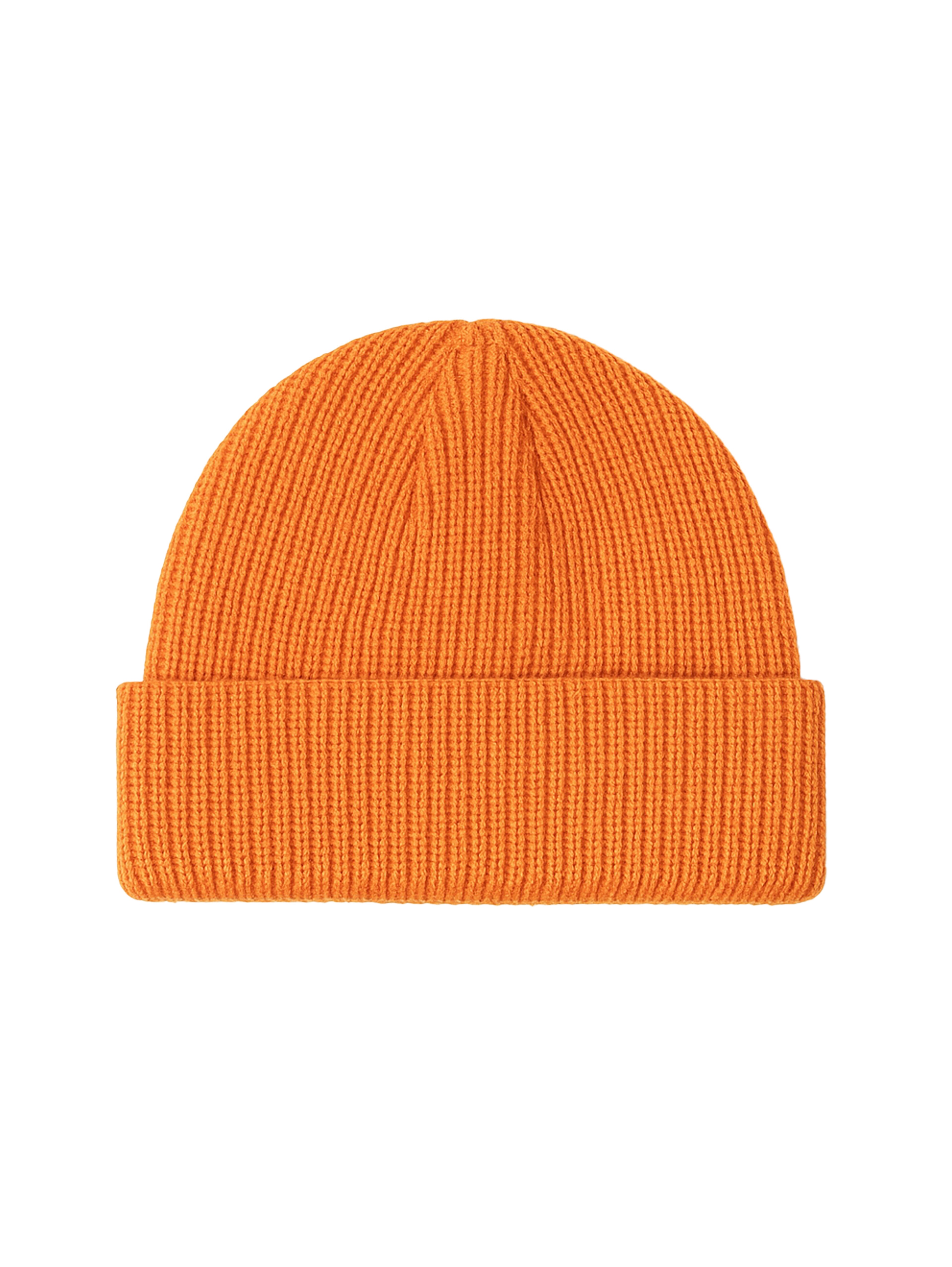Fisherman Without Embroidery – Winter Beanie, Orange – photo 9 of 13
