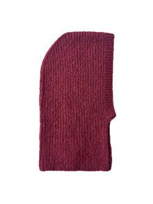 Ribbed balaclava without embroidery – Winter Gear – beanie, Wine