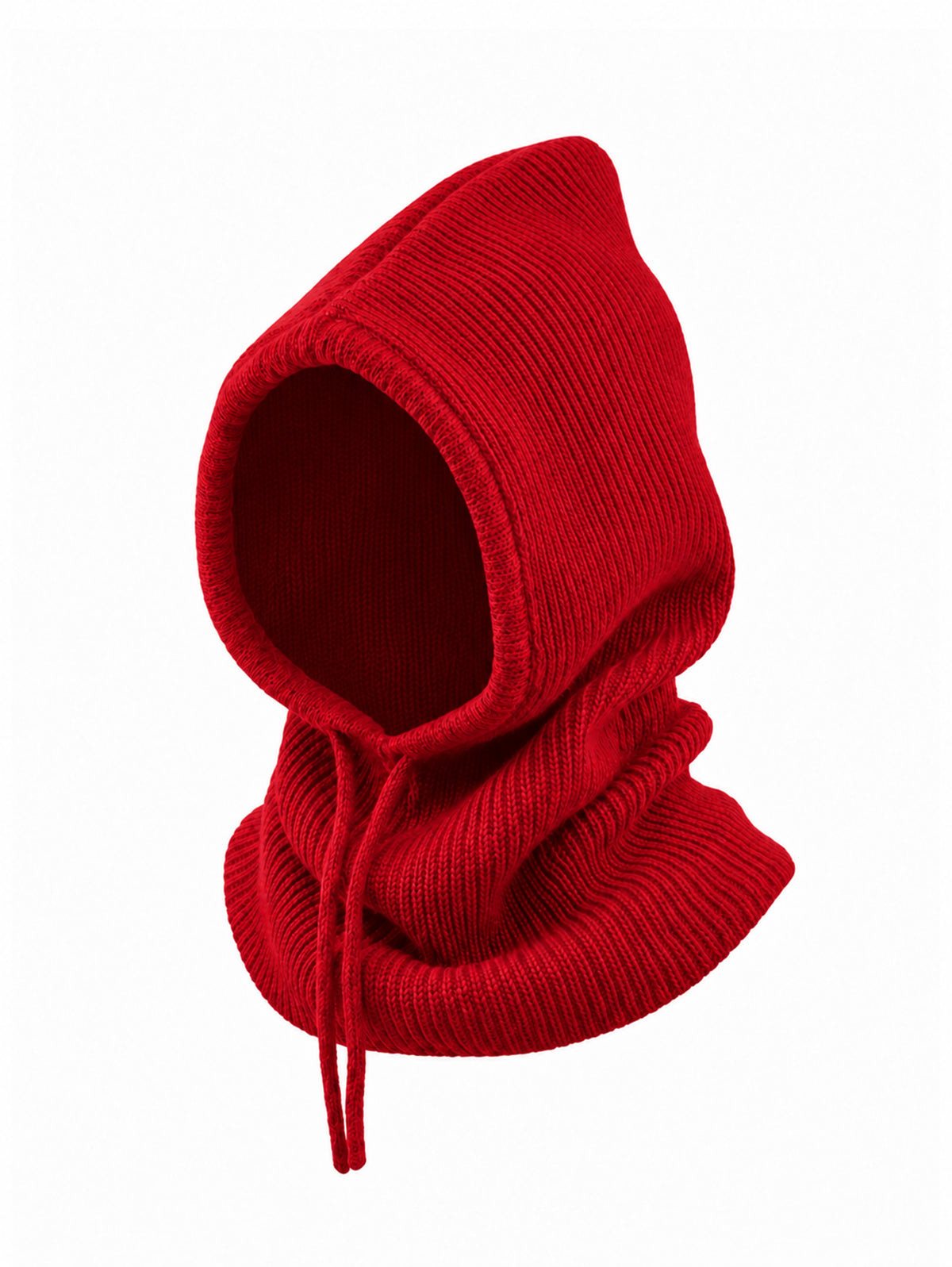 Knitted hood without embroidery – Winter Gear – beanie, Red – photo 6 of 6