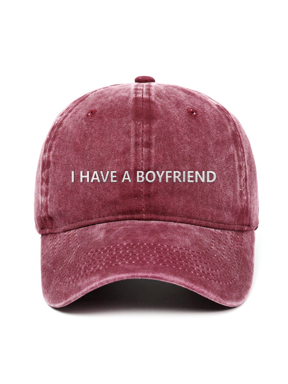 I HAVE A BOYFRIEND. - Capkov.com washed cap-Hat-Capkov