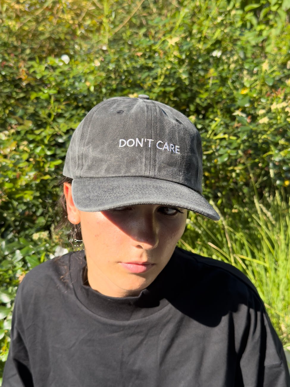 DON'T CARE - Capkov.com washed cap-Hat-Capkov