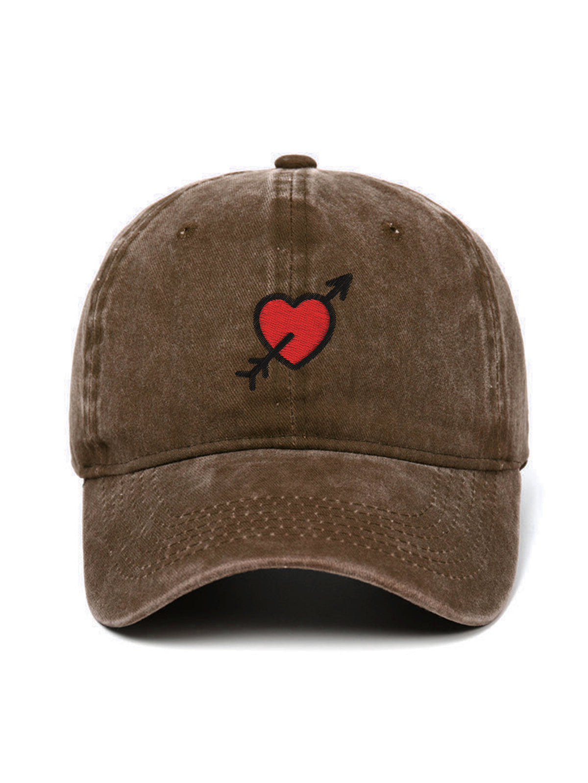 IN LOVE – washed cap, Washed Brown – photo 4 of 9