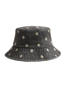 Bucket Hat flowers – hat – cap, Washed Black – photo 2 of 3