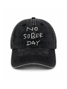 No Sober Day - Capkov.com washed cap-hat-Capkov