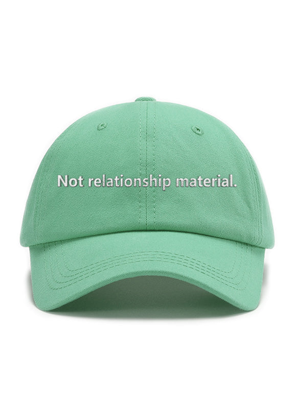 Not relationship material