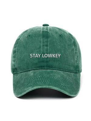STAY LOWKEY - Capkov.com washed cap – washed 10