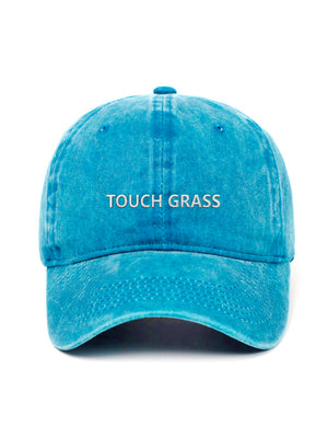 TOUCH GRASS - Capkov.com washed cap – washed 4