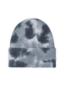Tie Dye Without Embroidery – Winter Beanie, Grey-black