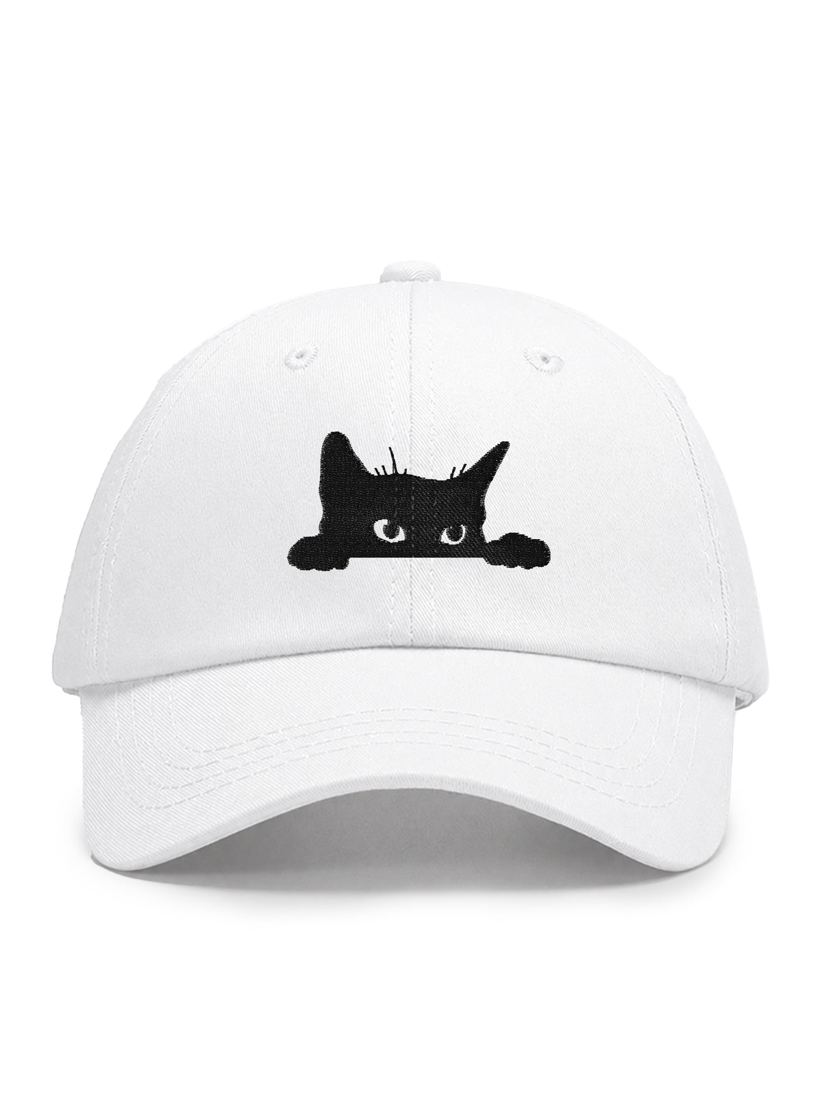 BLACK CAT - Capkov.com cap – bílá