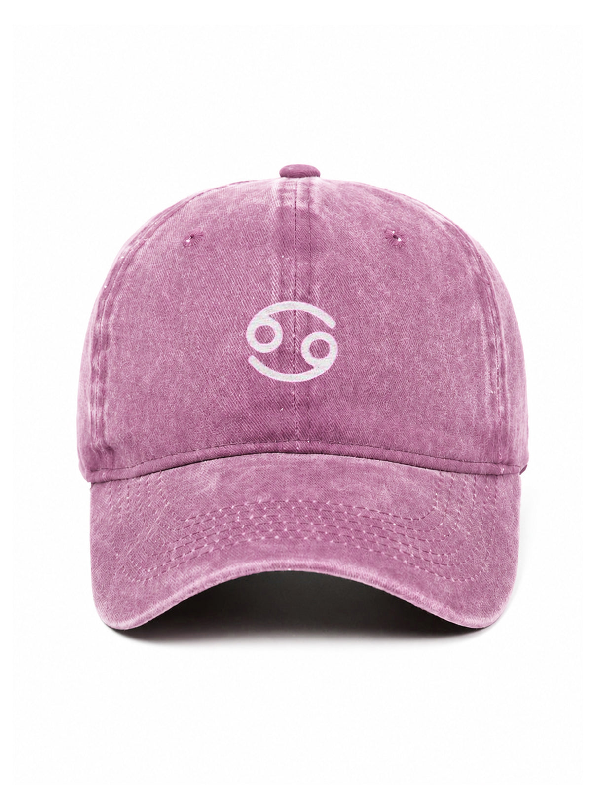 CANCER - Capkov.com washed cap – bílá