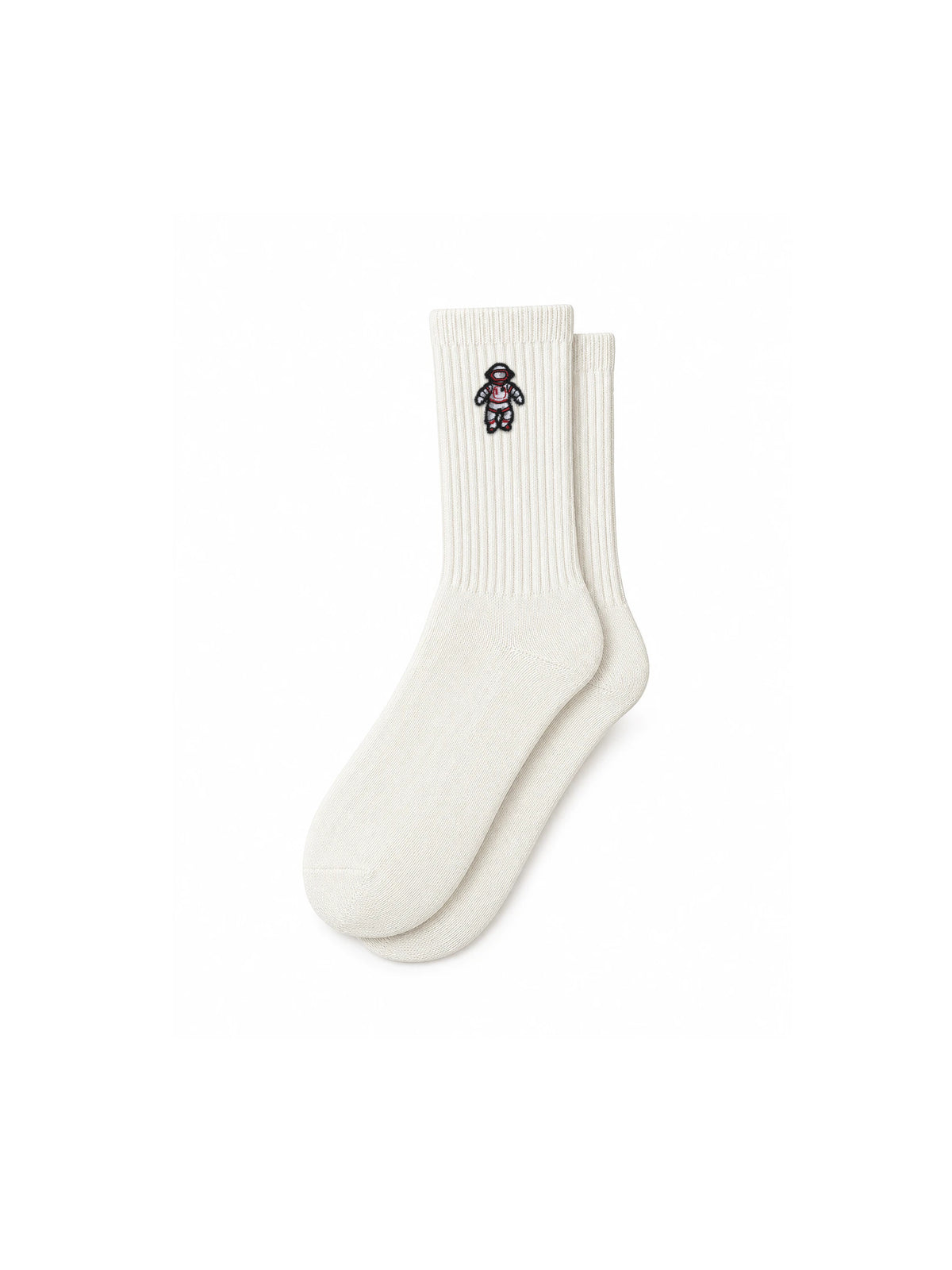 Capkov Embroidery Socks Astronaut – Cream