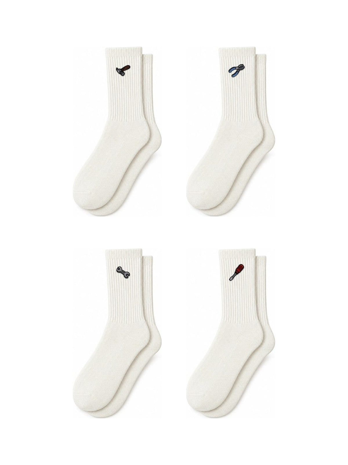 Capkov Embroidery Socks Tool Set, Cream
