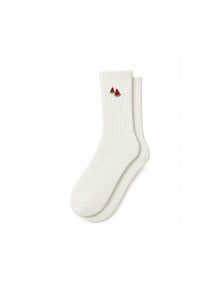 Capkov Embroidery Socks Watermelon – Cream
