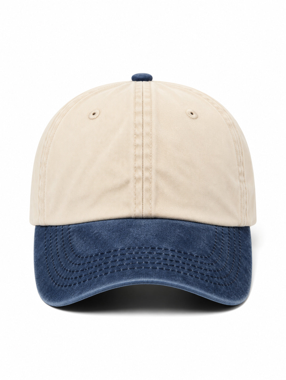 Vintage Two-Tone Cap without embroidery – cap, Washed Denim – photo 3 of 8