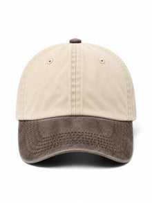 Vintage Two-Tone Cap without embroidery – cap, Washed Brown