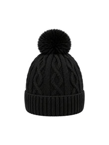 Kids Pom Beanie (1 Pom) – Black | Capkov