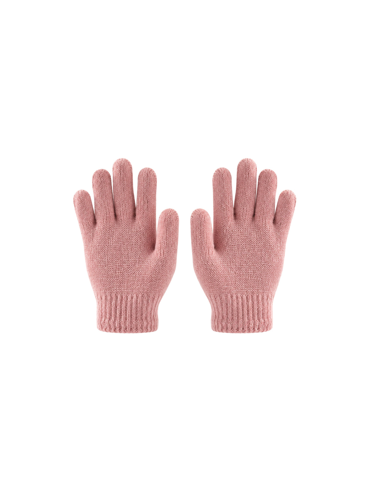 Kids Knit Gloves – Powder pink | Capkov