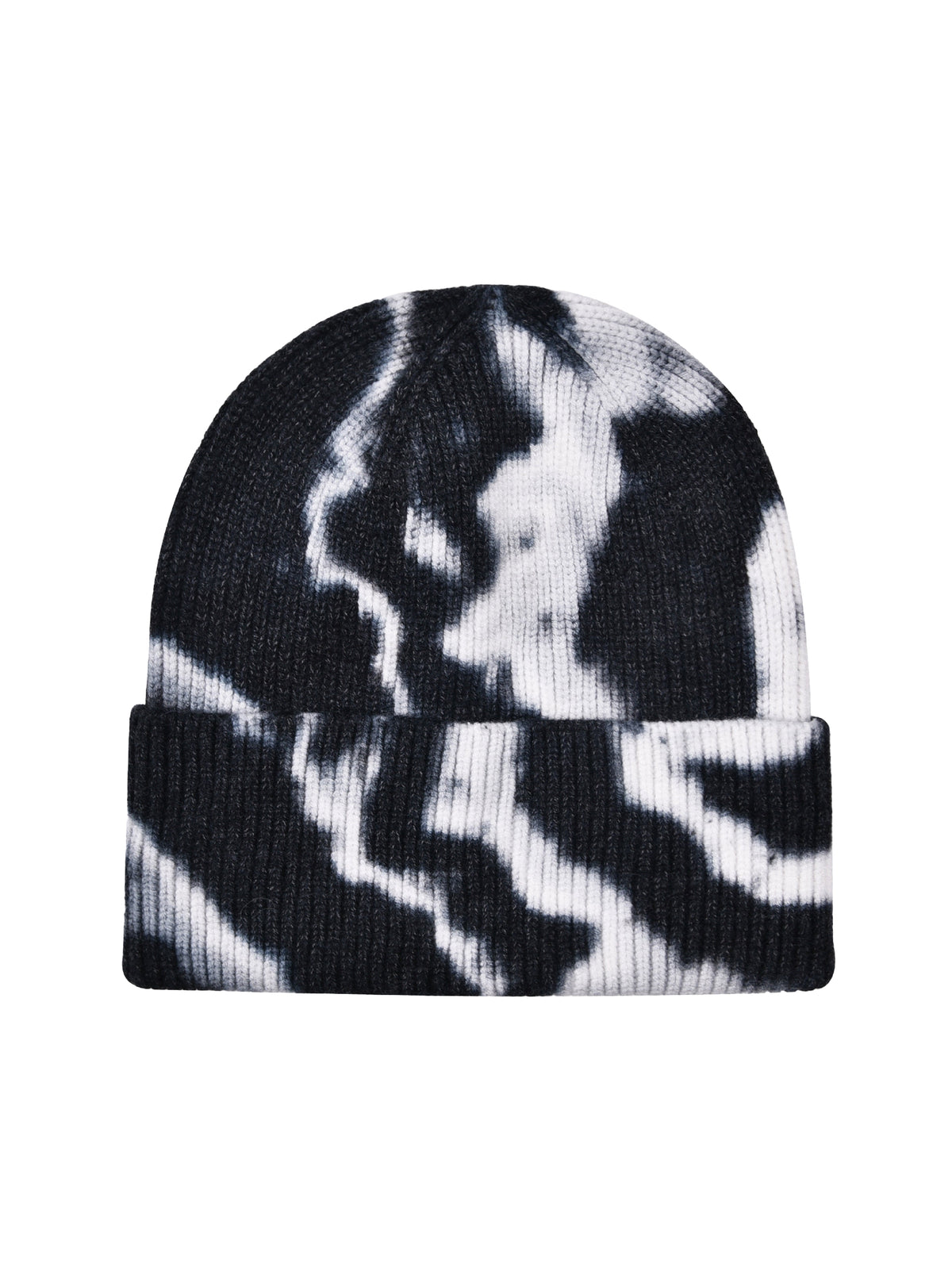 Tie Dye without embroidery – winter beanie, Navy-white – photo 4 of 4