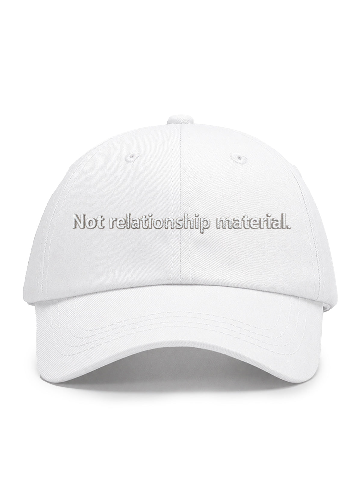Not relationship material. – cap, White – photo 2 of 14