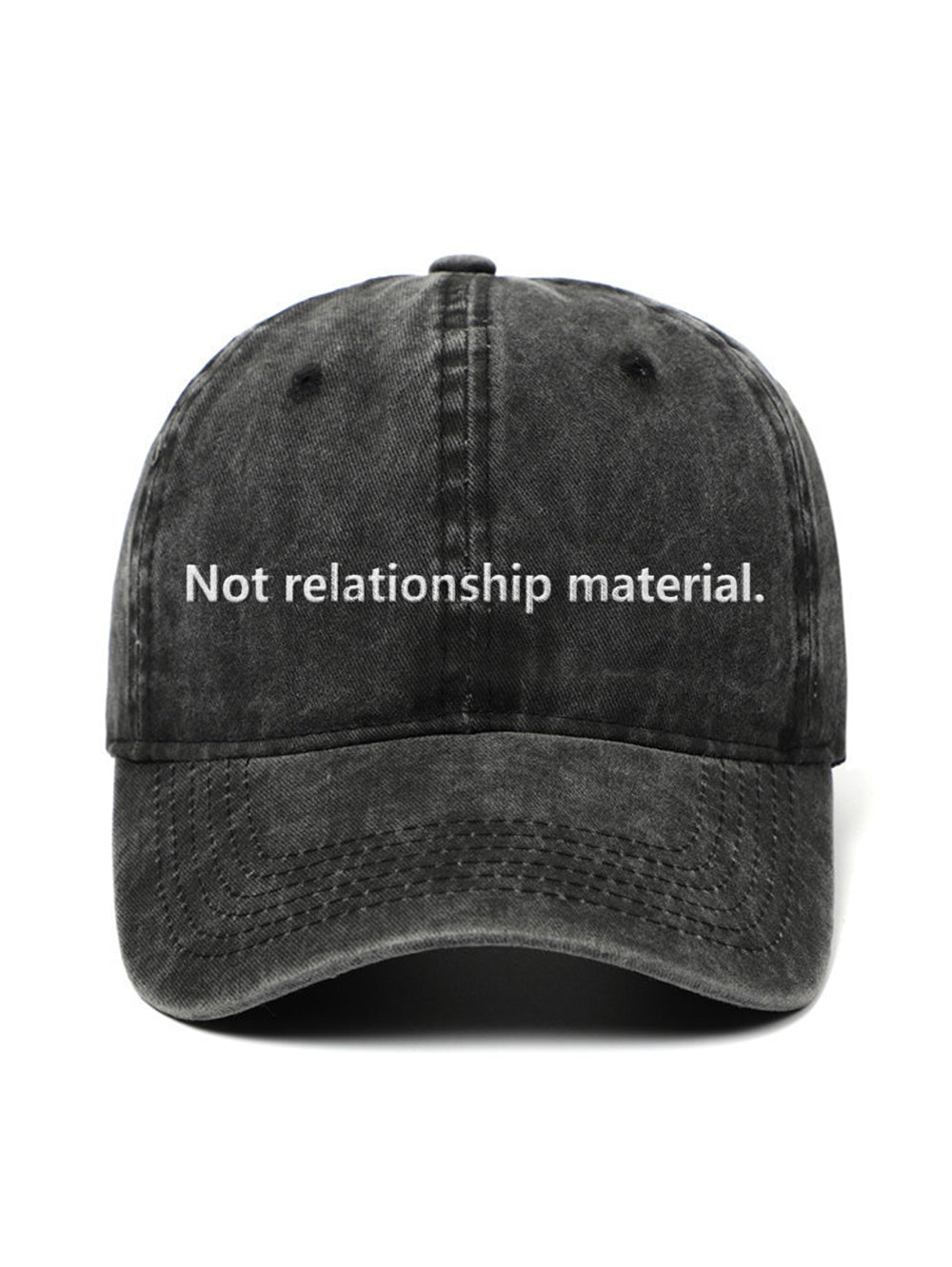 Not relationship material. - Capkov.com washed cap-Hat-Capkov