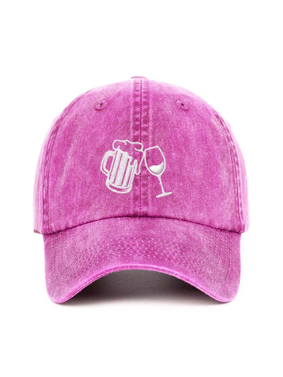 BEER and WINE "Cheers" - Capkov.com washed cap-Hat-Capkov