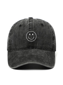 SMILEY FACE - Capkov.com washed cap-Hat-Capkov
