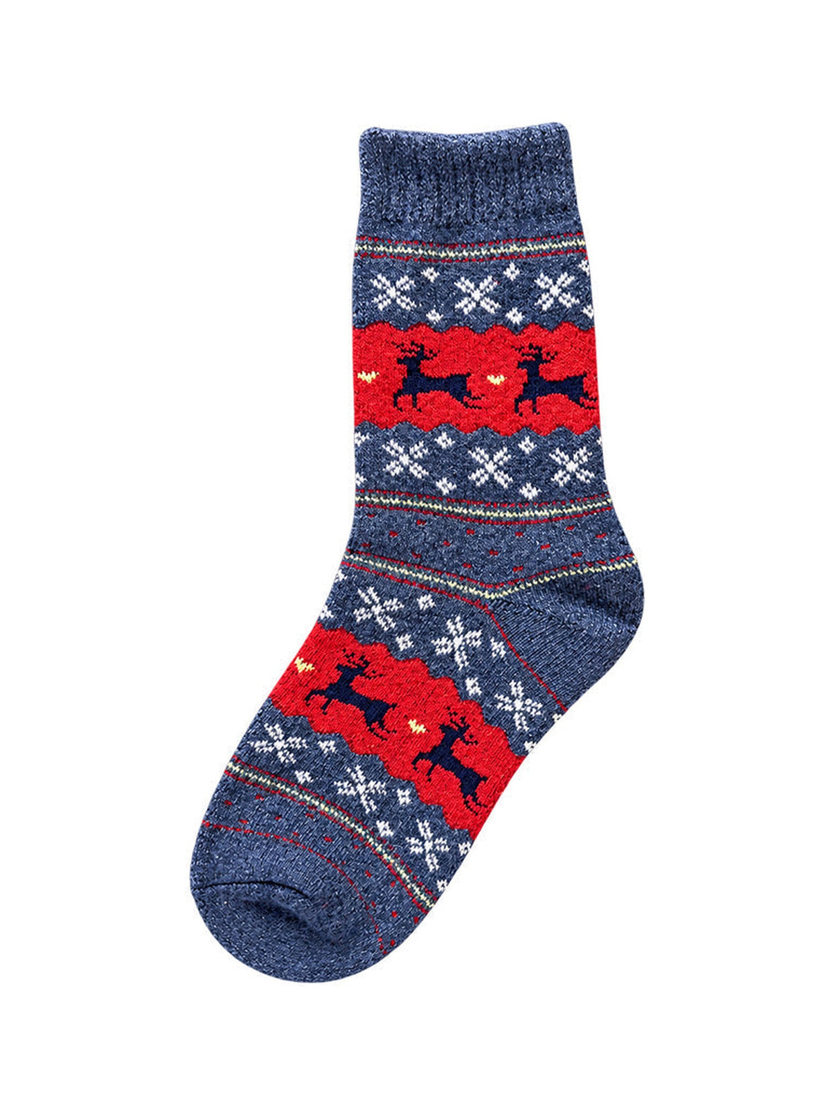 Capkov Winter Socks Reindeer – Blue