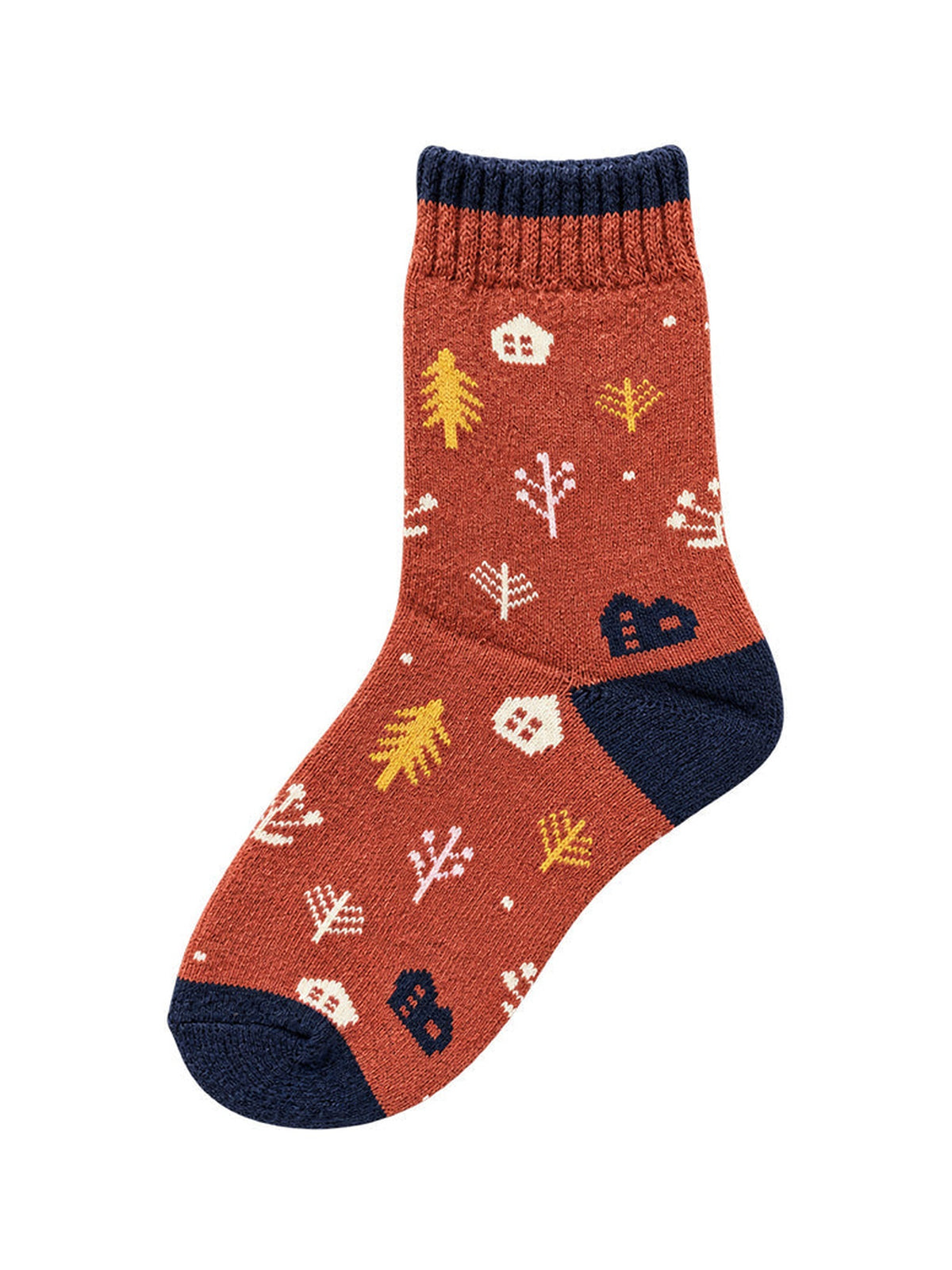 Capkov Winter Socks Forest – Red