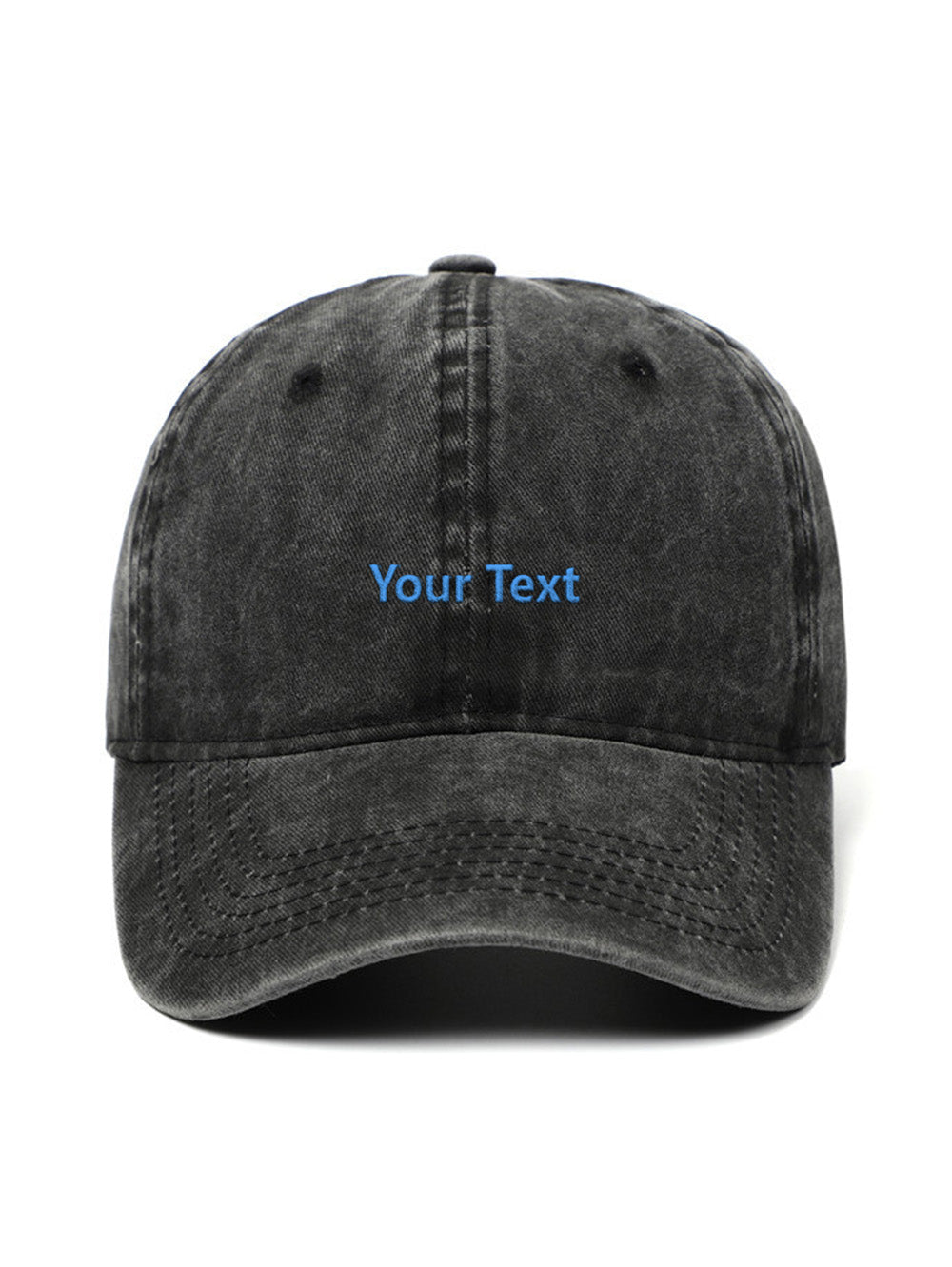 ✂️ Your own design TEXT - Capkov.com washed cap-Hat-Capkov