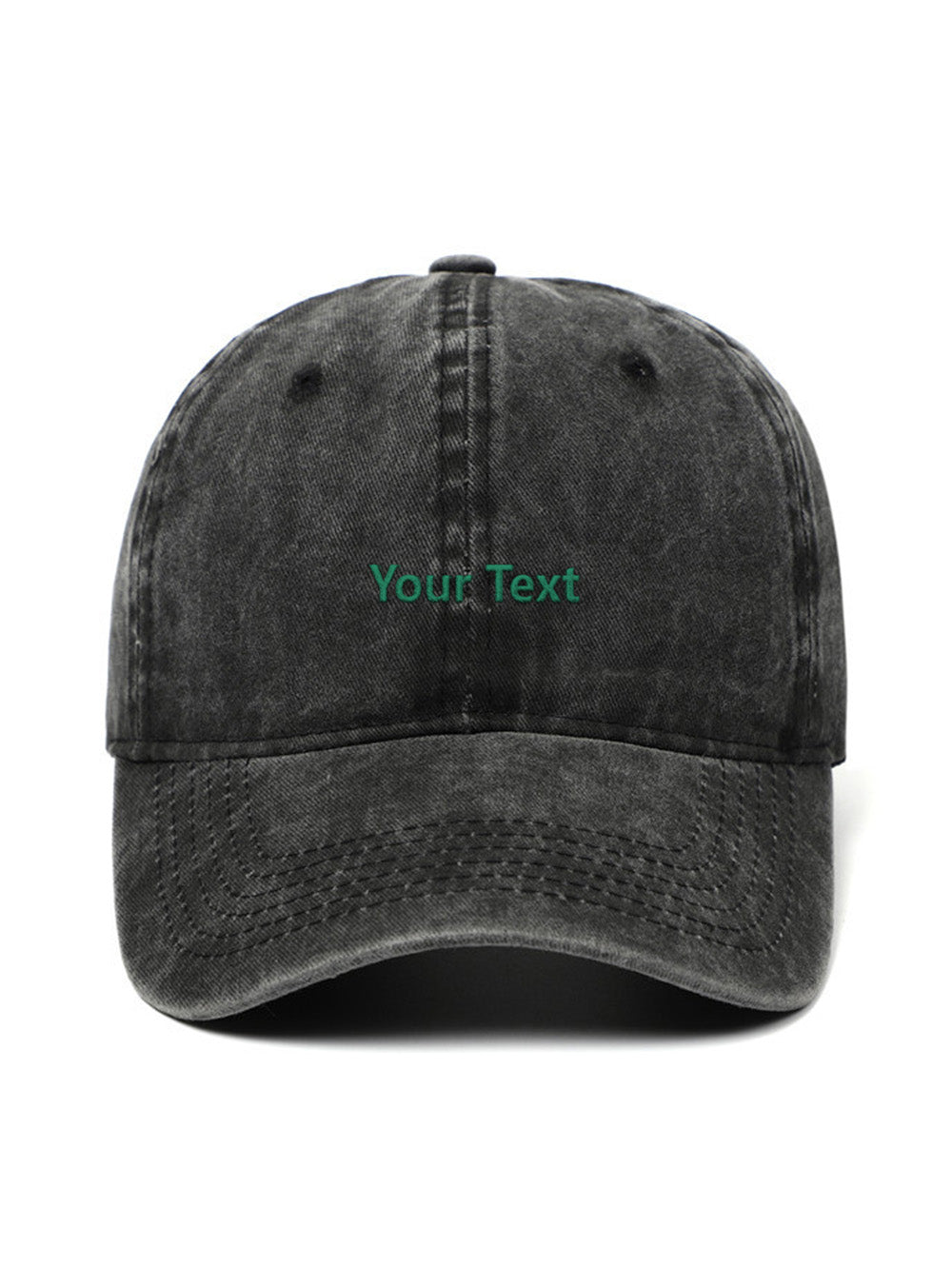 ✂️ Your own design TEXT - Capkov.com washed cap-Hat-Capkov