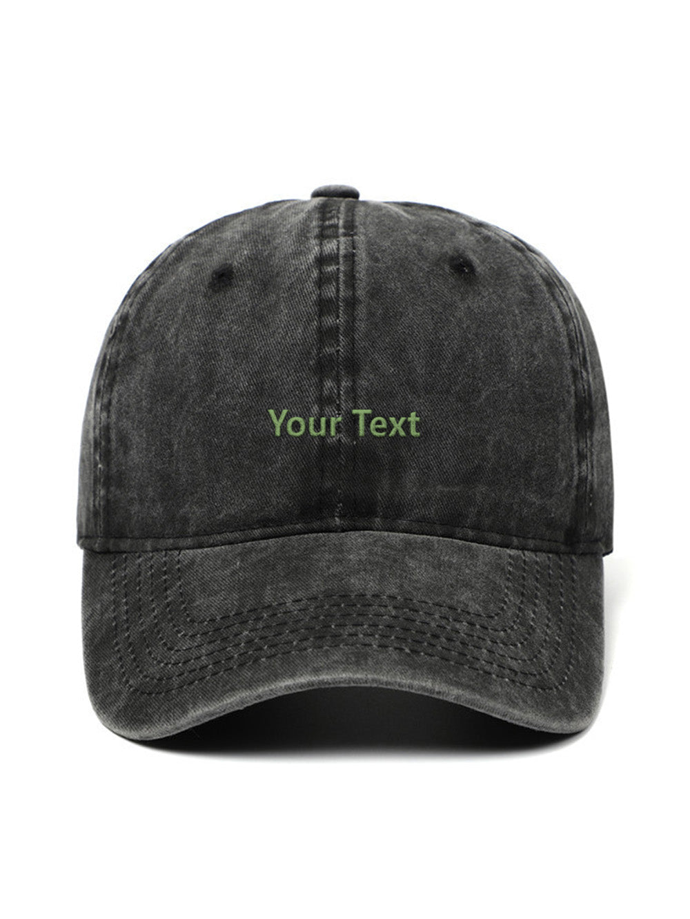 ✂️ Your own design TEXT - Capkov.com washed cap-Hat-Capkov