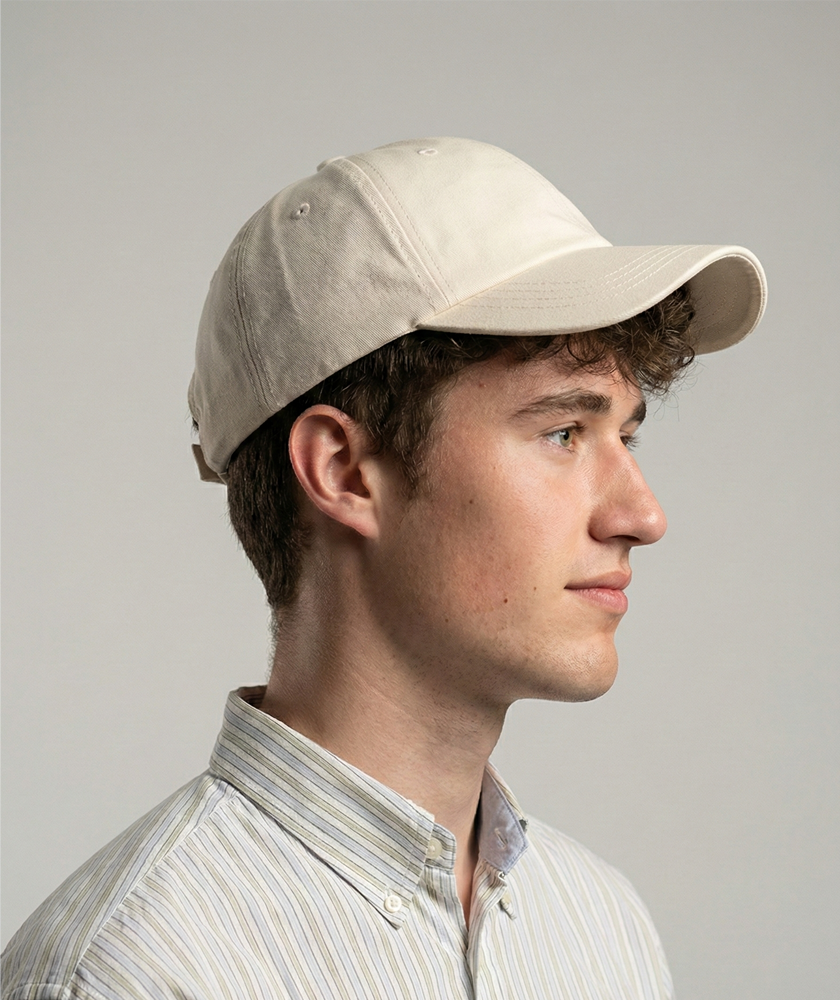 Caps without embroidery