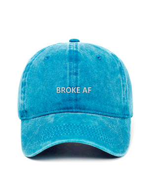 BROKE AF - Capkov.com washed cap – washed 4