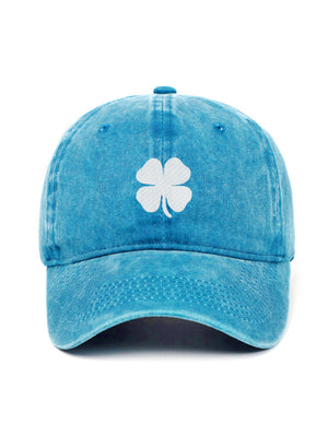 FOUR LEAF CLOVER - Capkov.com washed cap-Hat-Capkov