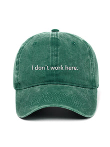 I don’t work here. – washed cap, Washed Green – photo 12 of 12
