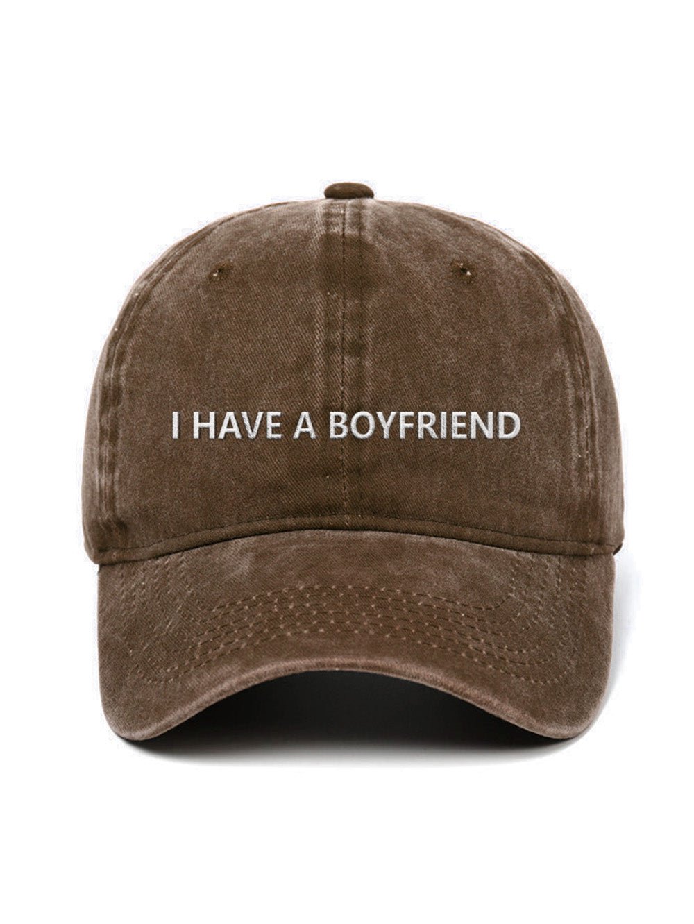 I HAVE A BOYFRIEND. - Capkov.com washed cap-Hat-Capkov