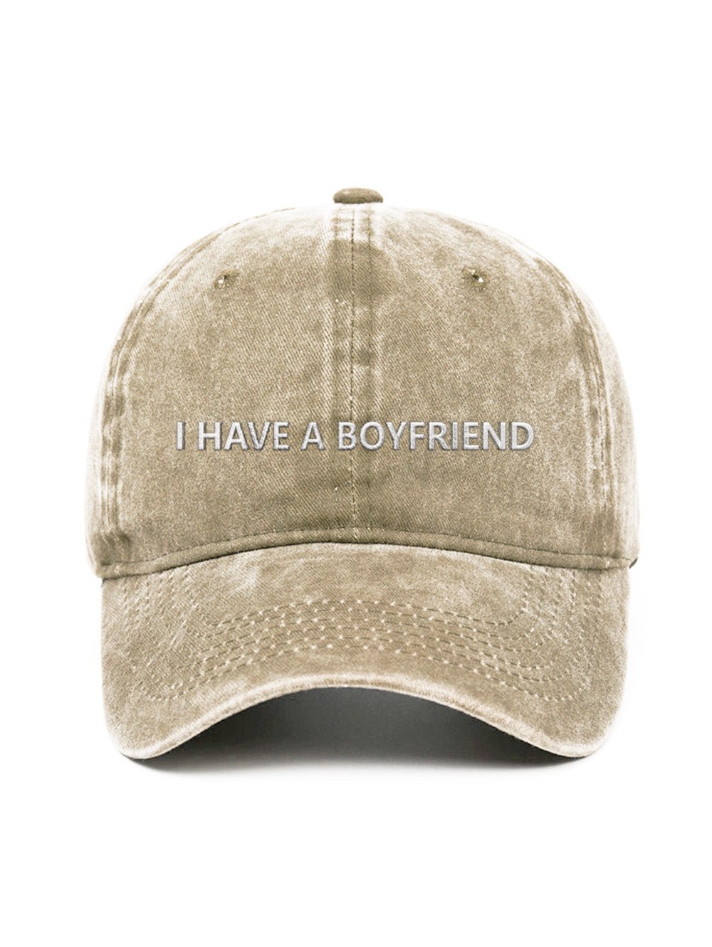 I HAVE A BOYFRIEND. - Capkov.com washed cap-Hat-Capkov